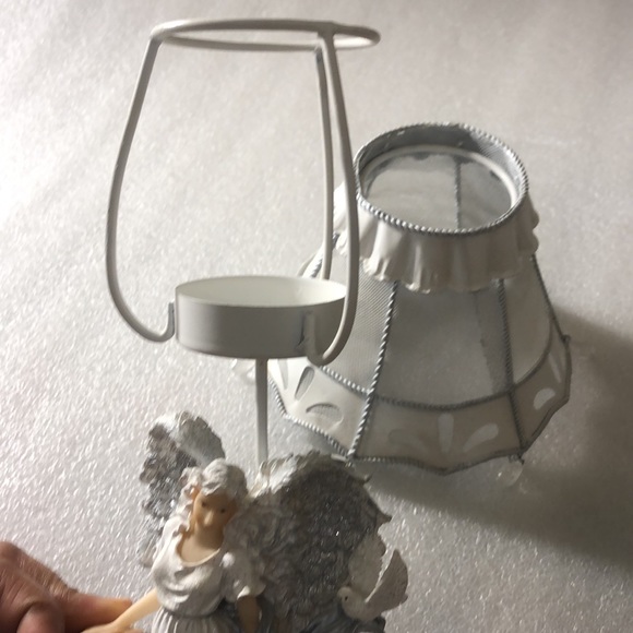 Home interiors shiny glitter Angel tea light stand - Picture 13 of 15